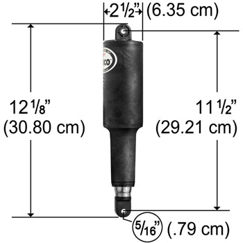 Actuator 2 1/4" Stroke 6' Wire