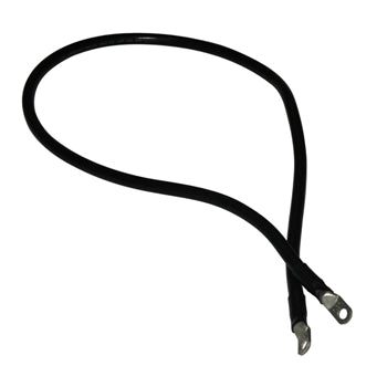 Cable 2awg Black 4' 5/16 Ring