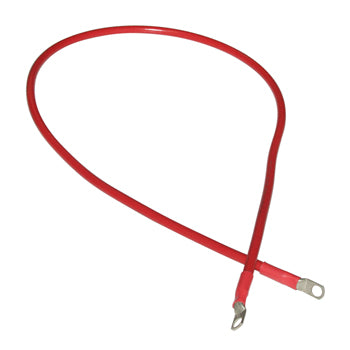 Cable 2awg Red 4' 3/8 Ring