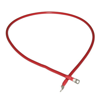 Cable 2awg Red 6' 3/8 Ring