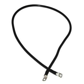 Cable 4ga Black 4' 3/8 Ring