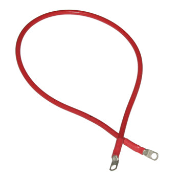 Cable 4ga Red 3' 3/8 Ring