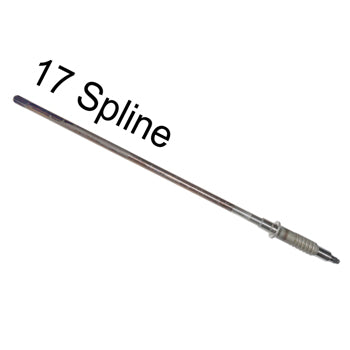 Driveshaft, 17 Spline, 20"
