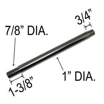 Tilt Tube Stainless 1X12-1/16