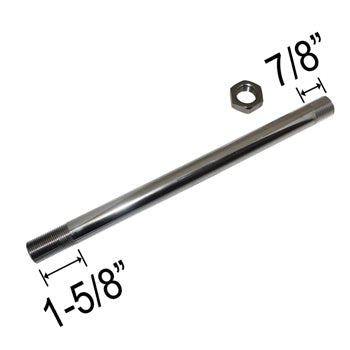 Tilt Tube Stainless 7/8" x 13"