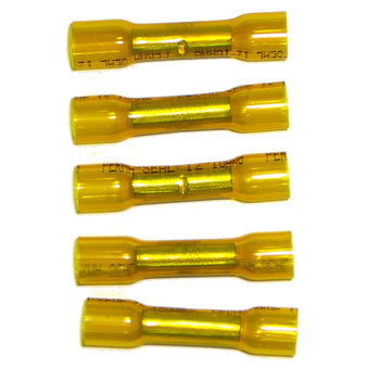 Butt Connector Yellow 25pk